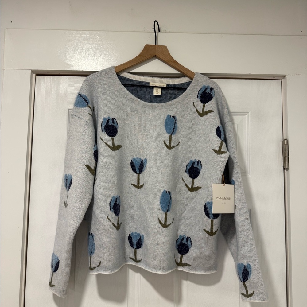 Cynthia Rowley Floral Sweater